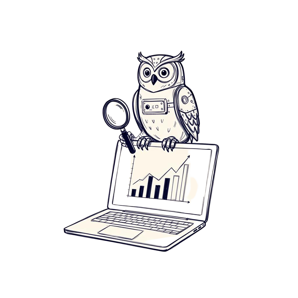 Friendly AI advisor owl